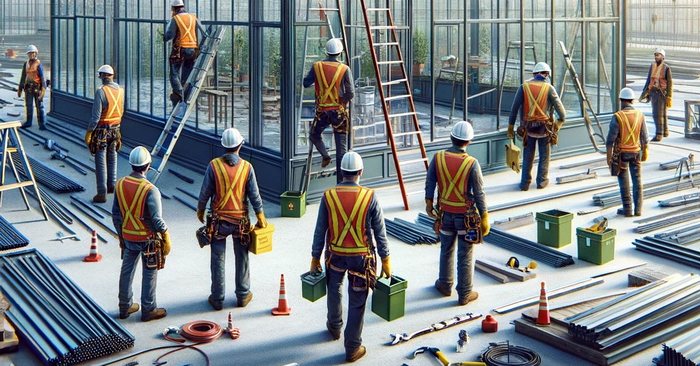 Télikert építés és munkavédelem